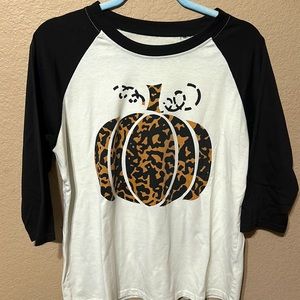 Cute Pumpkin Baseball Tee
